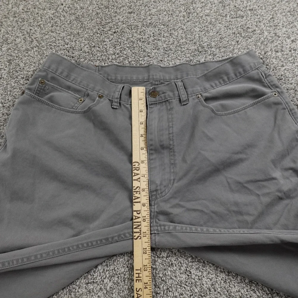 VTG Polo Ralph‎ Lauren Jeans Mens 38X32 Gray Denim Pants 650 Straight Preppy PRL
